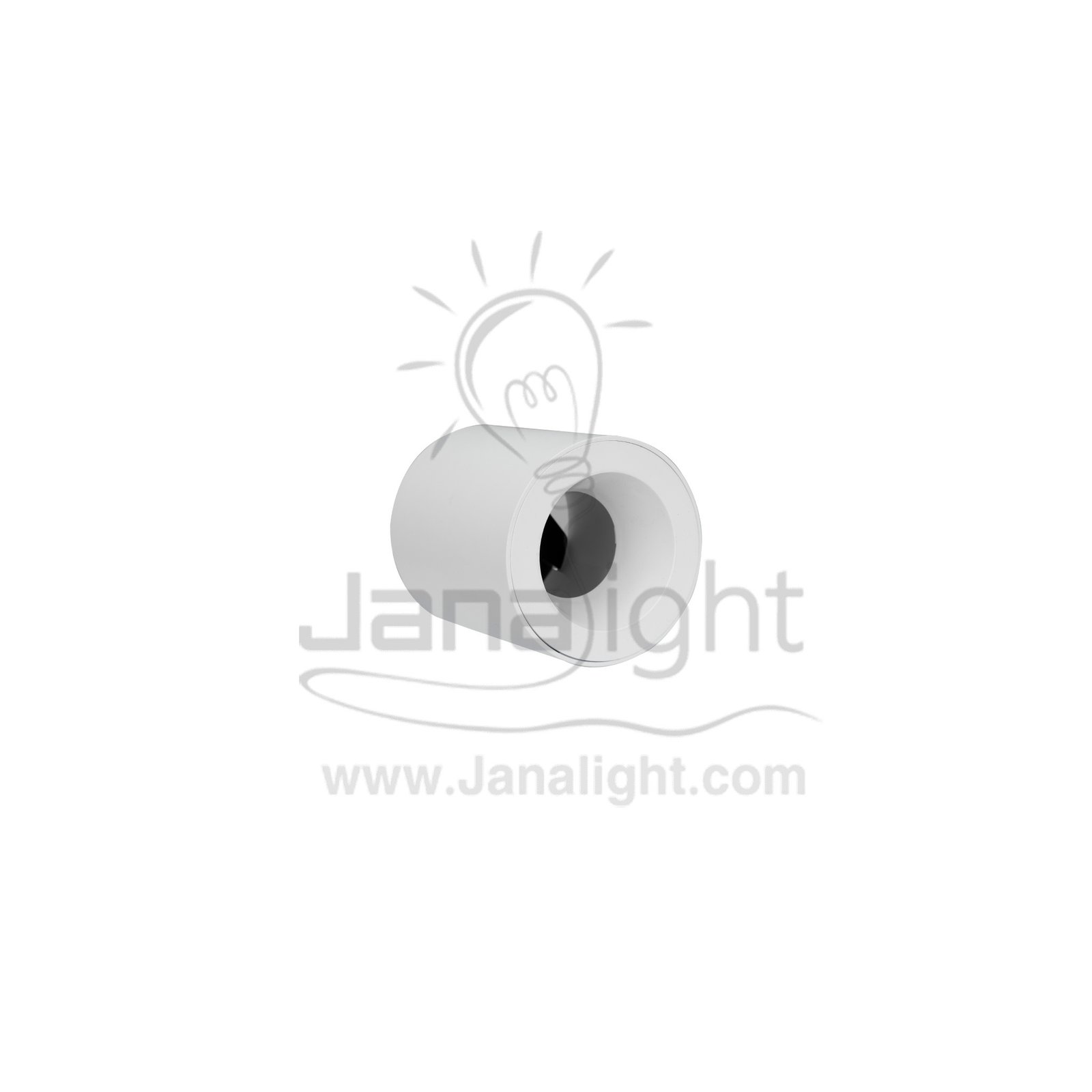 فريم سبوت سلندر فارغ مدور ابيض بلاستك بريق BQ 02 20 cylinder downlight frame plastic white